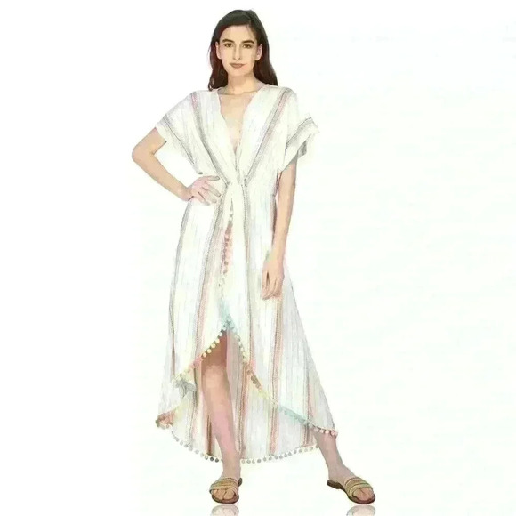 America & Beyond Rainbow Sunshine Beach
Cover Up Dress Size Small - Picture 1 of 14